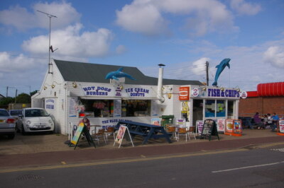 Photo 6x4 The Blue Dolphin Dowe Hill Fish and Chip shop in Beach Road c2008