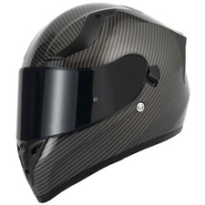VCAN H128 FULL FACE MOTORCYCLE HELMET DUAL VISOR SUN VISOR CARBON VENOM