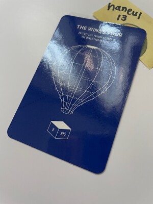 BTS THE WINGS TOUR DVD テヒョン　V トレカ BTS WINGS TOUR IN SEOUL DVD トレカ テテ 公式 BTS The Wings