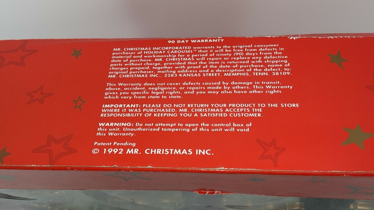 Vintage Mr Christmas Holiday Carousel Light Musical 6 Horses Vintage Mr Christmas Holiday Carousel Light Musical 6 Horses
