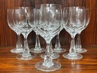 Set of 8 Spode SONATA Pattern 7 1/8” Cut Crystal Water Goblet Glasses