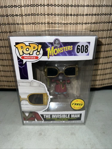 Funko Pop! Universal Monsters The Invisible Man #608 (Chase) Figure W/Protector