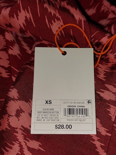 Women's Long Sleeve Button-Down Shirt - Knox Rose Light Red XS - Picture 7 of 7