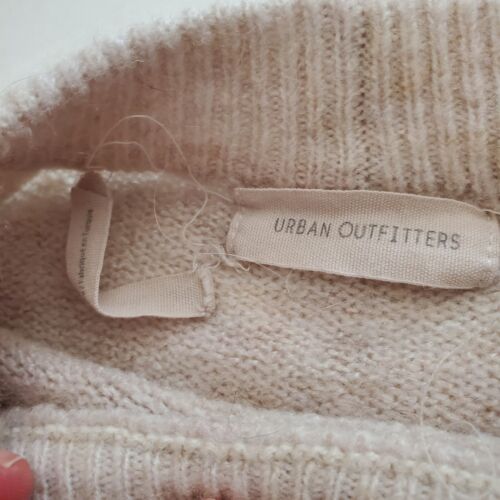 Urban Outfitters Wool Blend Oatmeal Neutral Pullover Oversized Sweater Sz Small - Picture 4 of 8