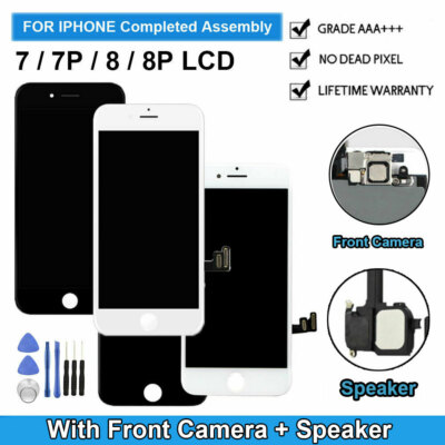 For iPhone 7 8 Plus LCD Touch Screen Completed Replacement Display Full Assembly