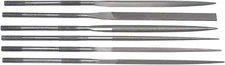 Grobet USA Needle File 7-3/4" Cut 4 Set of 6