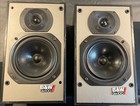 Pair Vintage B&W Bowers & Wilkins Matrix Dm 100 Dm-100 Bookshelf Speakers