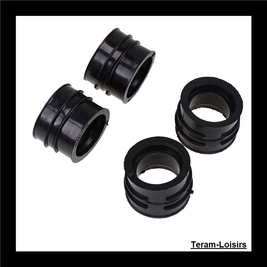 4 Intake Pipes For Kawasaki GPZ 900 R Ninja ZX 900 A From 1990 To