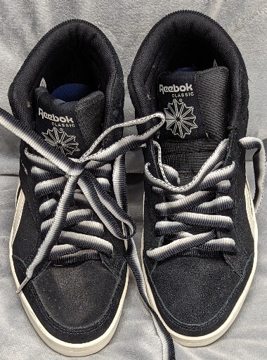 Reebok Classic OG Black & White 1Y3502 516 BD4490 Size 6½ EUC image 6