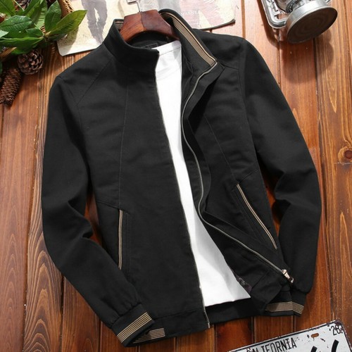 Spring Mens Casual Jackets Windbreaker 