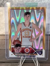 Matas Buzelis 2023 Topps Chrome McDonald's All American Gold Refractor - 12/50