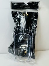 2-pack Clear Plastic Catering Candy Scoops 7.5"x3" NEW