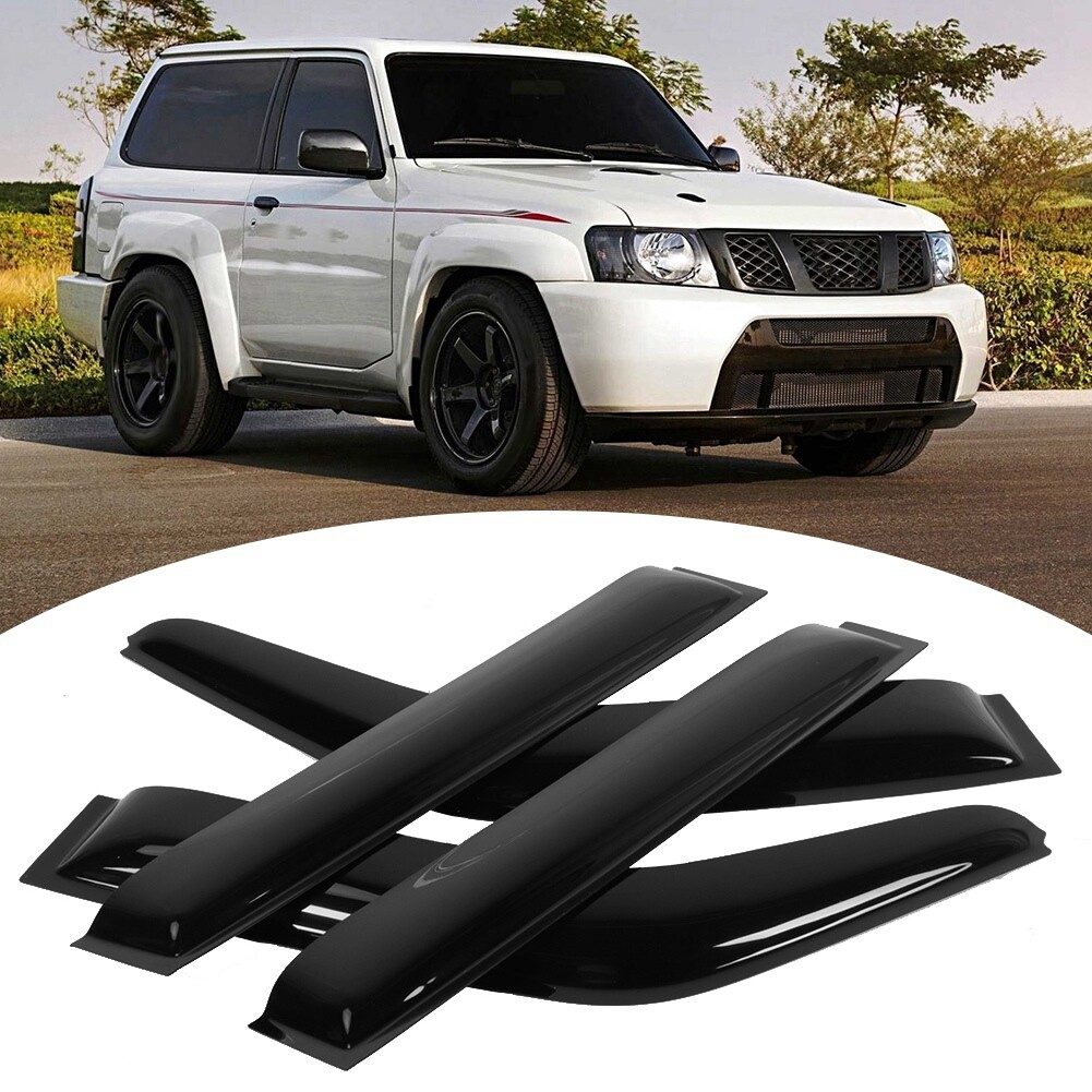 Sun Window Visor Wind Rain Deflector Guard Weather Shield for Nissan
