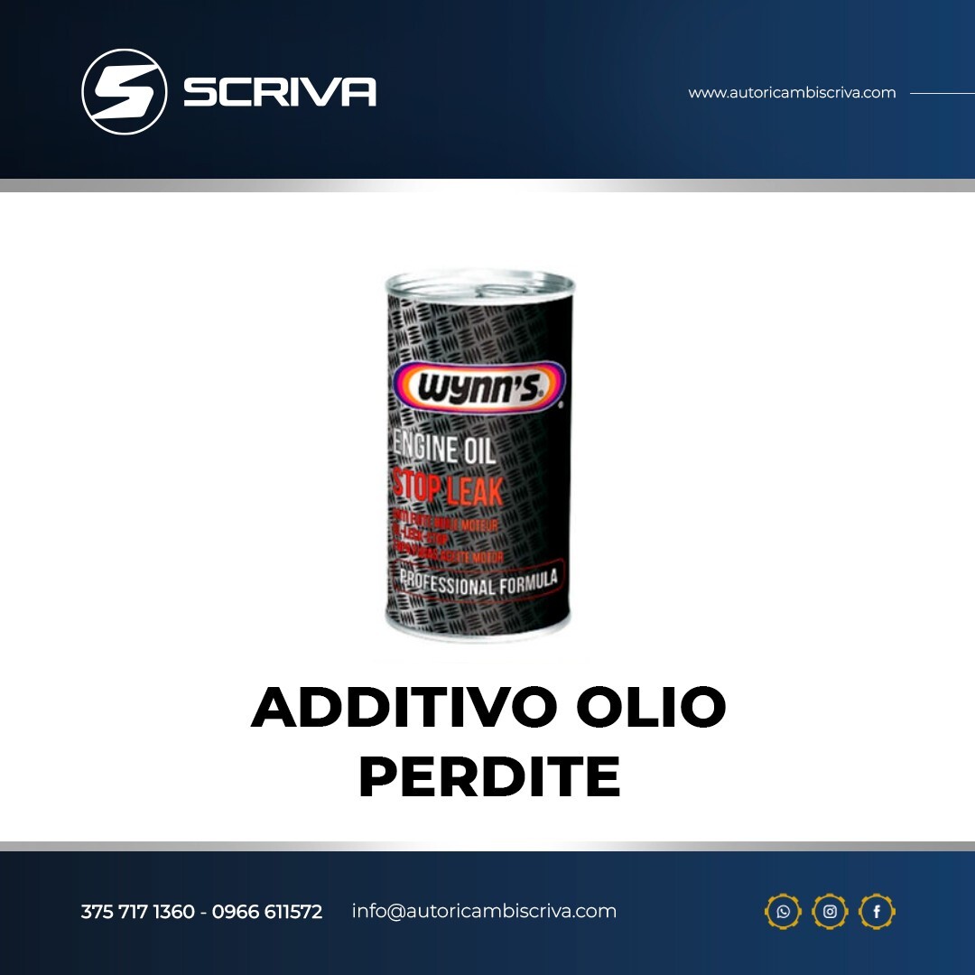 WYNN'S TRATTAMENTO PERDITE OLIO MOTORE ADDITIVO ENGINE OIL STOP LEAK PROF W77441