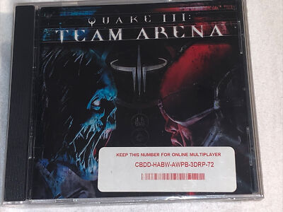 QUAKE III: Team Arena (PC CD-Rom, 1999-2001) Video Game Quake 3 Activision, NEW