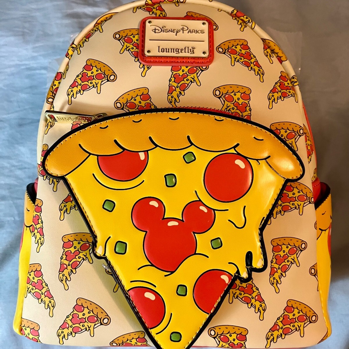 2024 Disney Parks Loungefly Eats Collection Pepperoni Pizza  display picture 1