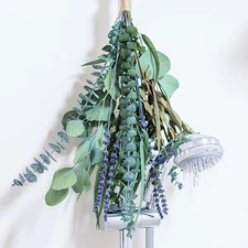 4 Kinds Eucalyptus & Lavender Flowers Bundles for Shower |Real Eucalyptus Leaves