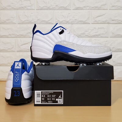 Air Jordan 12 Low Golf Mens Size 8.5 NRG P22 White Game Royal Blue