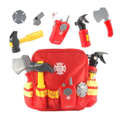 Cosplay Toys Fireman Suit Role Play Toy for Kids Dress Up Pretend Play