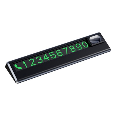 Temporary Car Parking Phone Number Plate set, Move Car Phone Number set