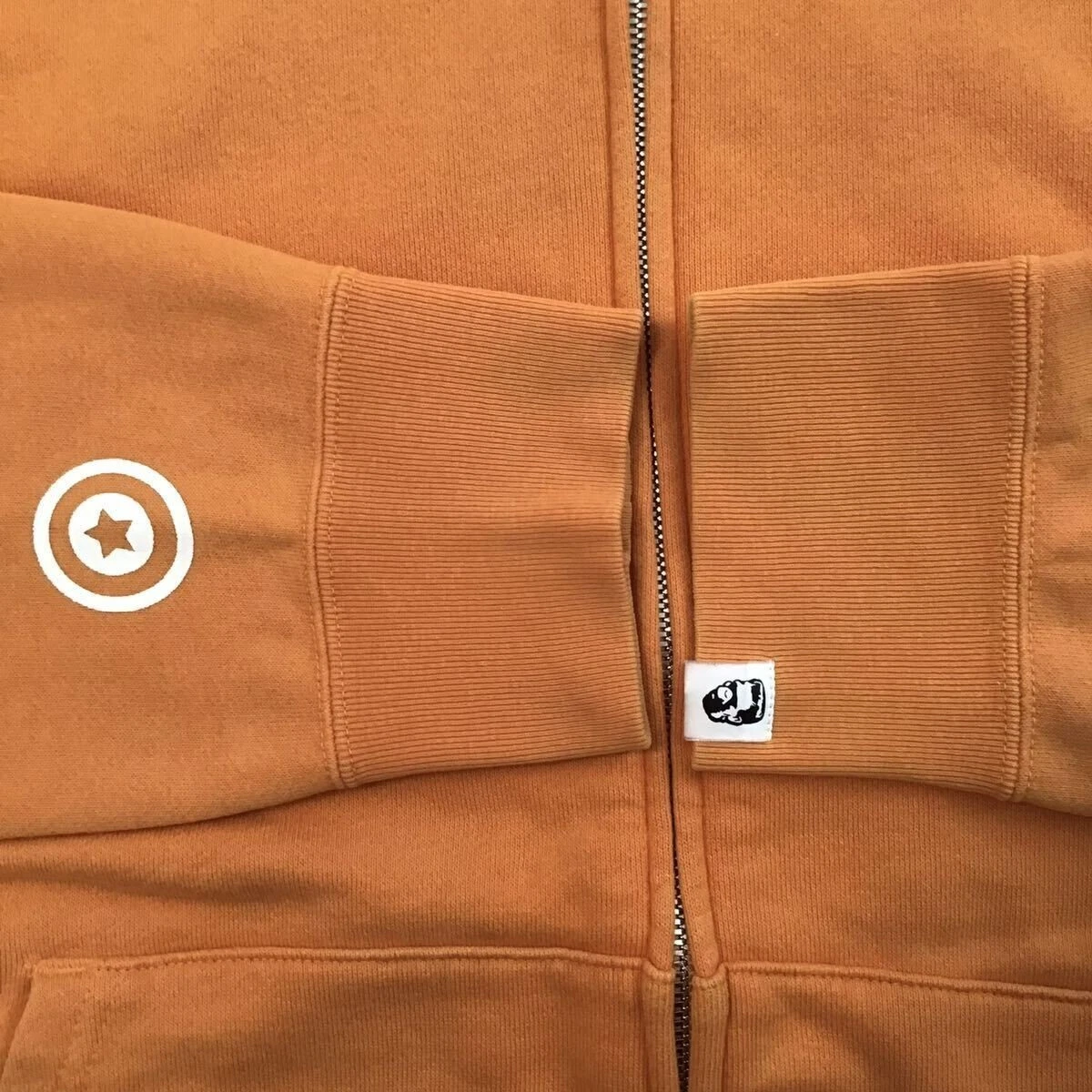 A BATHING APE (BAPE) BAPE camo squalo full zip felpa con cappuccio piumino imbottito NIGO A Bathing Ape taglia M uomo