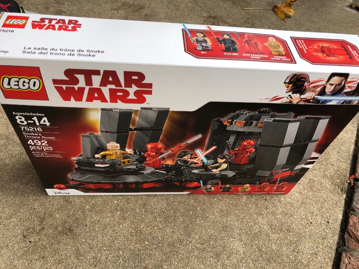 LEGO Star Wars Snoke's Throne Room Play Set 75216 NEW Factory