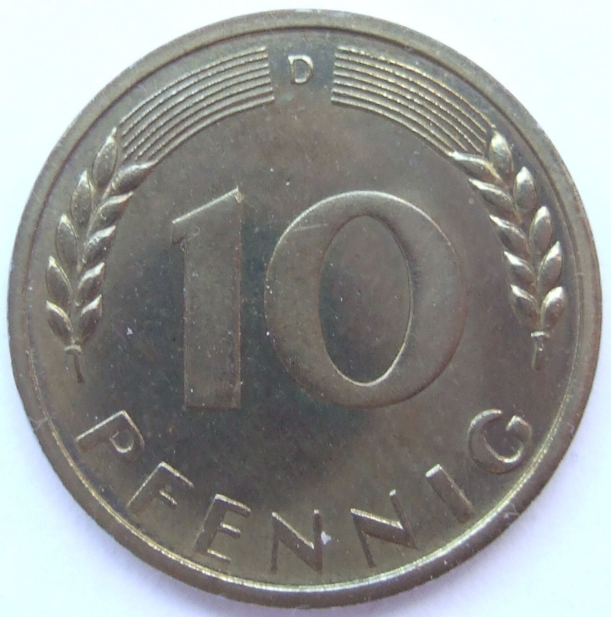 10 Pfennig 1950 D BRD J. 383 Munich Proof PP Rare First Issue | eBay