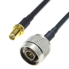 N male plug to SMA Female Jack connector lot RF Coax Coaxial Cable jumper RG58