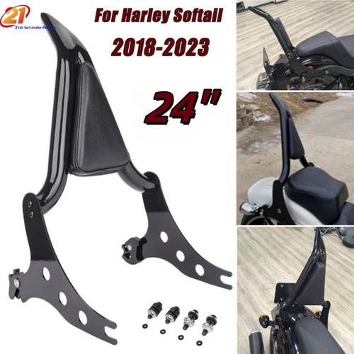 Schwar Abnehmbar Passagier Rückenlehne Sissybar Für Harley Sport Glide Low Rider - 第 1/8 張圖片