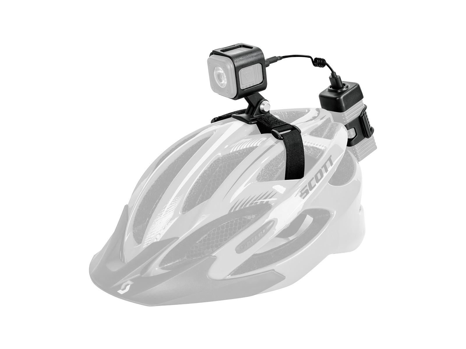 Topeak Cubicubi Helmet Mount For 500 850 1200 & Battery USB 