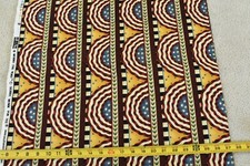 By 1/2 Yd, Patriotic Red White Blue Gold Striped Quilt Cotton, SSI/Mumm, P5522