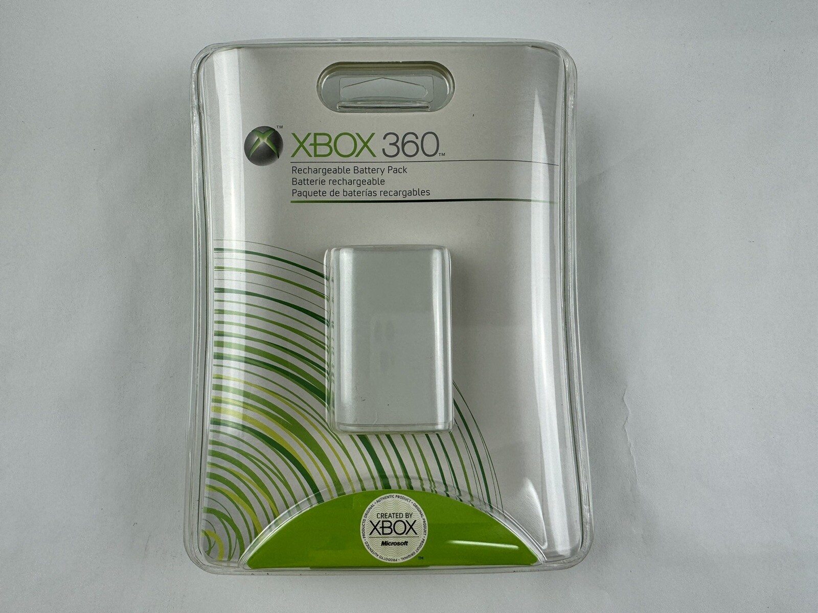 Xbox 360 Rechargeable Battery Pack White OEM Genuine Microsoft New