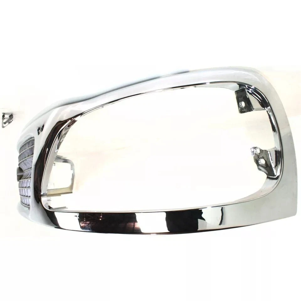 Front Grille Chrome Shell with Silver Insert For 1997-1998 Ford Expedition Foto 3 de 4
