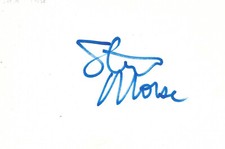 Steve Morse "Deep Purple" autograph signed 10x15 cm index card