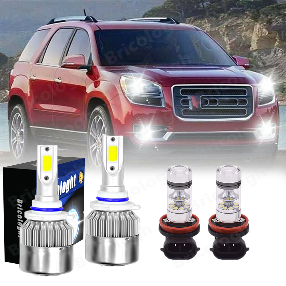 2003-2017 GM 2007-2012 GMC Acadia Front Left Right Driver's Side Headlight Lamp Cover OEM NEW 12335547 - View #7