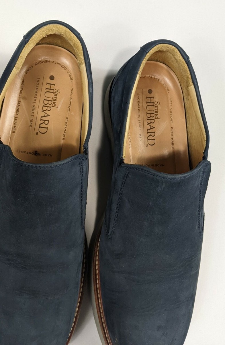 Men\'s Samuel Hubbard,Frequent Traveler‎ Slip-On M2190-086 Navy Nubuck Size 11.5 Amazon.com | Samuel Hubbard Mens Frequent Traveller Black  main image 2