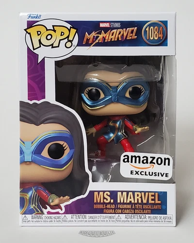 🚦Funko Pop! Marvel - Ms. Marvel Battle Ready #1084 - Amazon Exclusive - Minty!