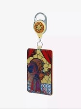 Disney Beauty and the Beast Lenticular Retractable Lanyard NEW 