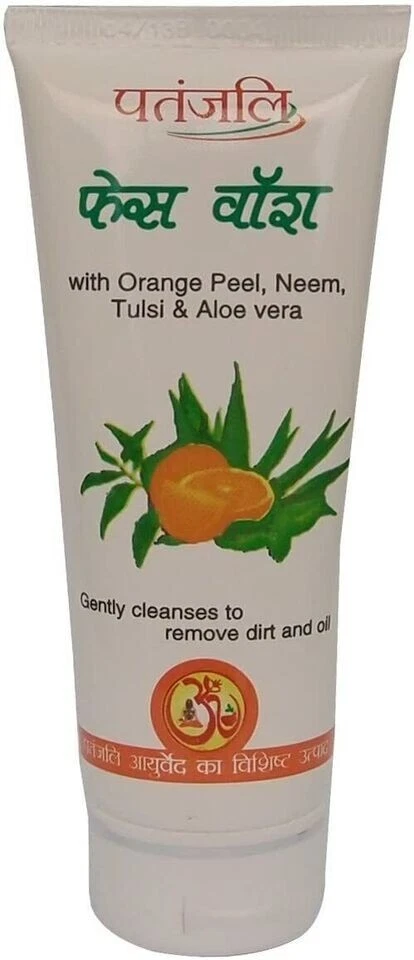 4X Jabón Facial Patanjali Saundarya con Cáscara de Naranja, Neem, Tulsi y Aloe Vera, 60gm Foto 4 de 4