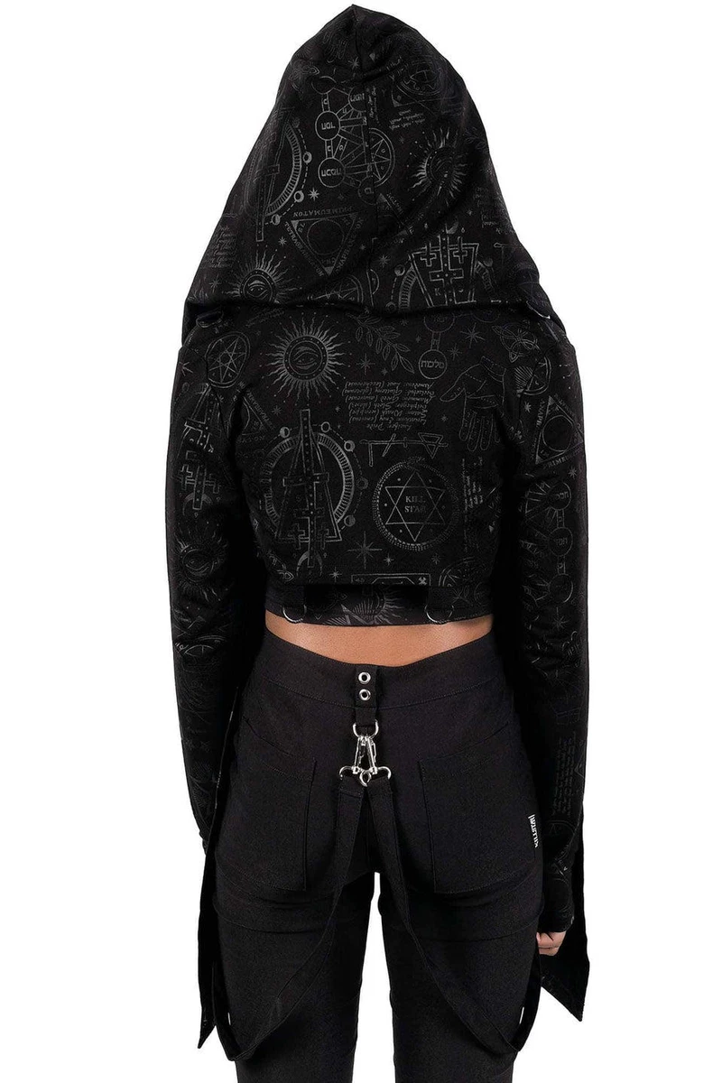 Killstar cropped best sale hoodie