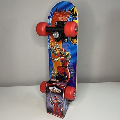 Power Rangers Ninja Storm NEU Mini Skateboard Mighty Morphin Air Erde Wasser