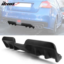 Fits 15-21 Subaru WRX STI Rear Bumper Lip Diffuser Matte Black - PP