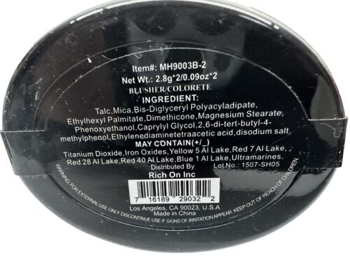 Duo Blush Compact (MH9003) Giovi (una pieza) - Imagen 6 de 6