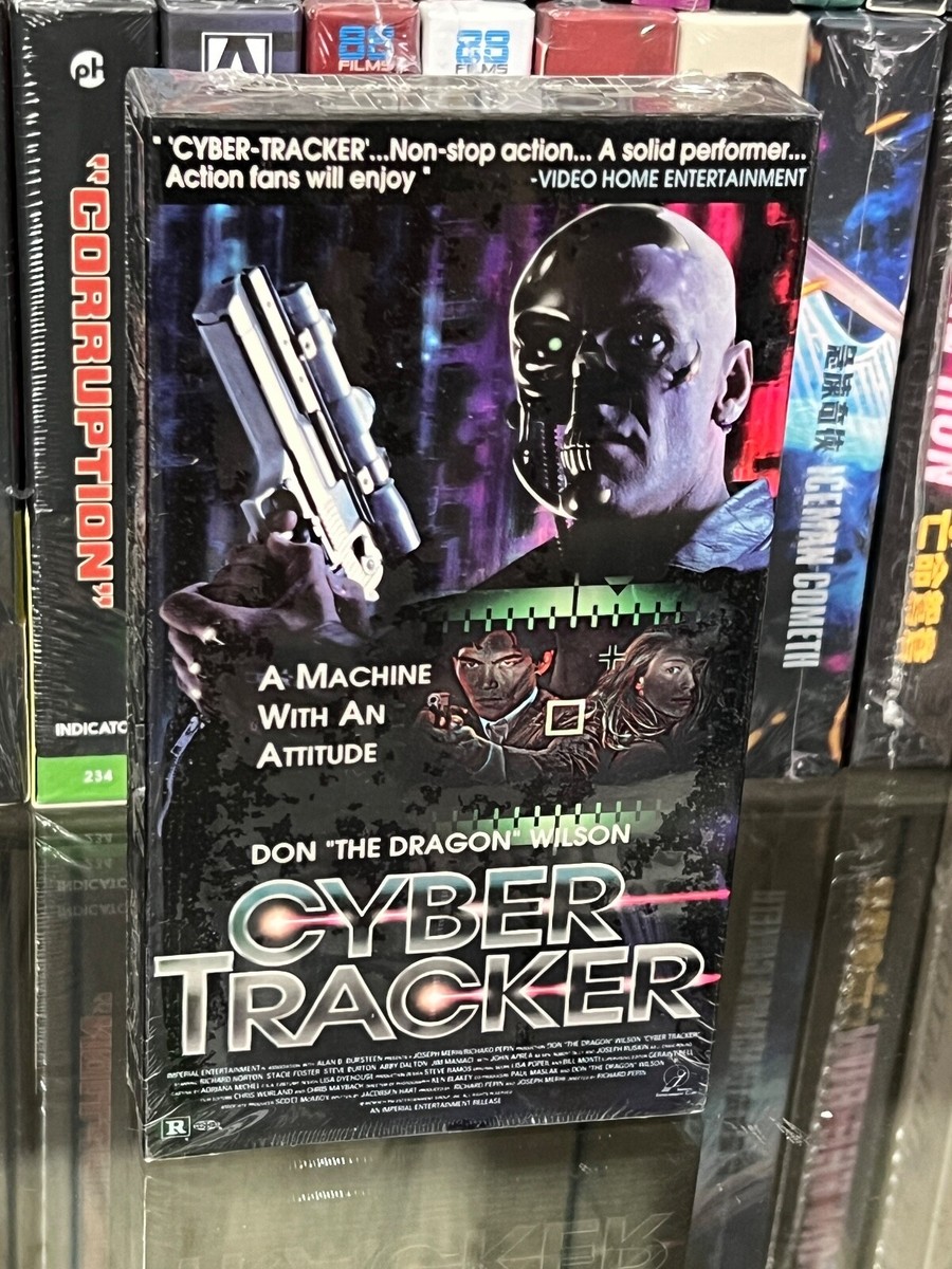ドナウィルソン ドラゴンのダスティ Cyber Tracker 2 (VHS, 1995) Don 'The Dragon' Wilson RARE NEW