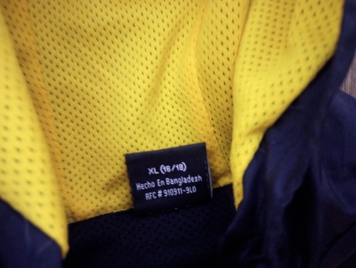 Starter Long Sleeve Rain Jacket Windbreaker With Hood Black Yellow Mesh Size XL - Picture 4 of 23
