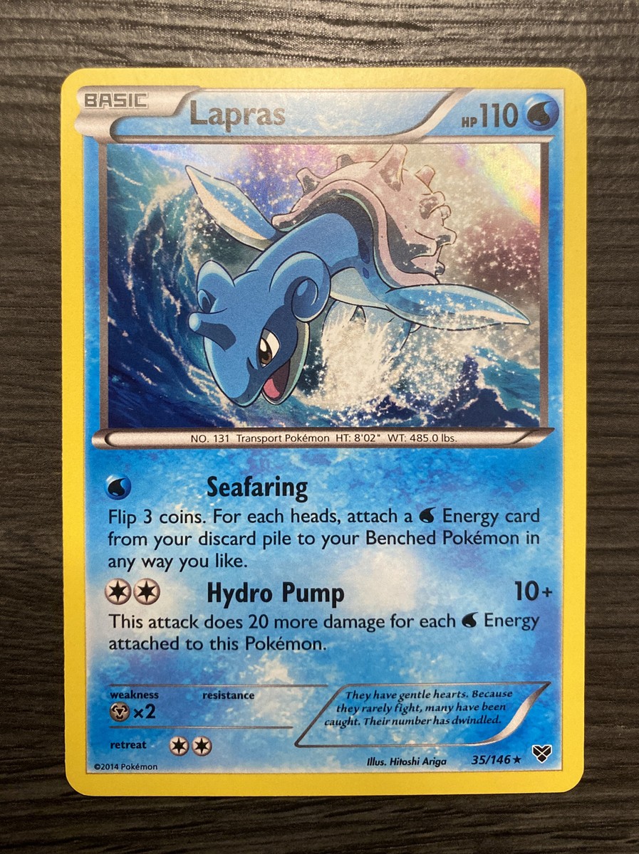 Pokémon TCG Lapras XY 35/146 Holo Rare LP To NM | eBay