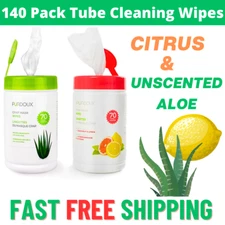 70 Pack Purdoux CPAP Mask & Tube Cleaning Wipes - Unscented w/ Aloe & Citrus USA