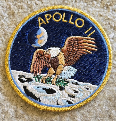 2 NASA Patches, Apollo 11 & Apollo 17 Cernan Evans Schmitt - Bild 2 von 5