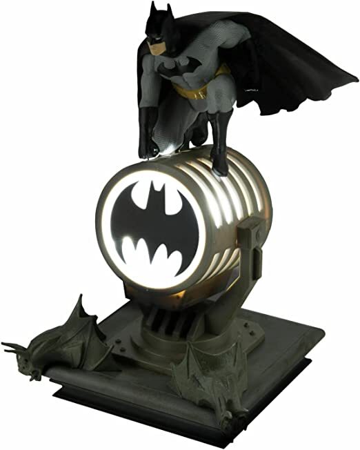 Batman Mini-Lampe & Figur – Batteriebetriebenes Nachtlicht, Offizielles Merch, 6 X 9,5 Cm