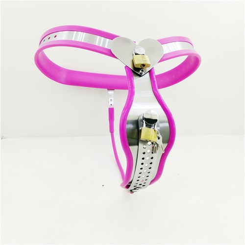Edelstahl Keuschheitsgürtel für Damen mit Stecker Unsichtbar Chastity Belt Pants - Picture 21 of 32